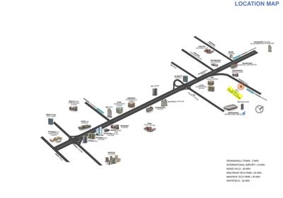 Project Image of 1000 Sq.ft 2 BHK Apartment / Flat for sale in Devanahalli for Rs. 9600000
