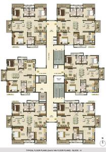 Project Image of 1280.0 - 1965.0 Sq.ft 2 BHK Apartment for buy in Aparna Cyber Life