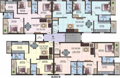 Project Image of 841.0 - 1453.0 Sq.ft 2 BHK Apartment for buy in Colorhomes Castle