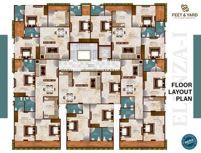 Project Image of 881.02 - 981.58 Sq.ft 3 BHK Apartment for buy in Vinayak Elenza I