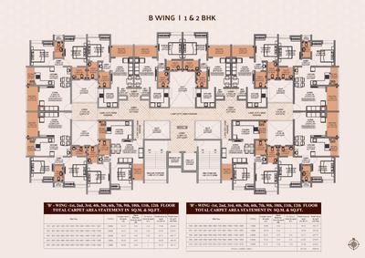 Project Image of 481.37 - 685.77 Sq.ft 1 BHK Apartment for buy in Sneha Kohinoor