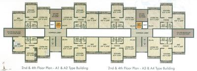 Project Image of 324.0 - 369.0 Sq.ft 1 BHK Apartment for buy in Dreamz Park Freesia Flora Iris Zinnia Aster And Tulip