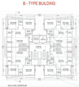 Project Image of 612.79 - 613.87 Sq.ft 2 BHK Apartment for buy in Samarpan Paradise