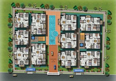 Project Image of 1073.0 - 1588.0 Sq.ft 2 BHK Apartment for buy in Jayanth Santis