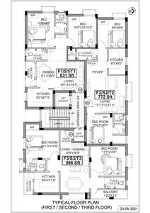 Project Image of 772.0 - 986.0 Sq.ft 2 BHK Apartment for buy in Vinoth Veta