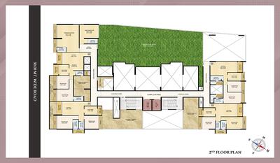 Project Image of 0.0 - 765.0 Sq.ft 2 BHK Apartment for buy in Bhagwati Belleza