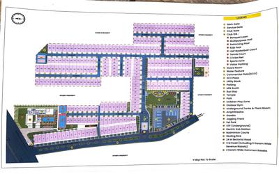 Sadan M2K Olive Green Floor Layout Plan 1