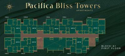 Project Image of 1069.0 - 1451.0 Sq.ft 2 BHK Apartment for buy in Pacifica Bliss Towers