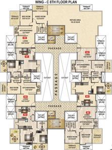Image of 1020 Sq.ft 2 BHK Apartment / Flat for sale in Skyways Sereno, Lohegaon, Pune for Rs. 7190000