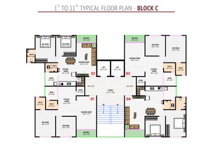 Project Image of 630.33 - 858.64 Sq.ft 2 BHK Apartment for buy in Ved Vedant Antilia