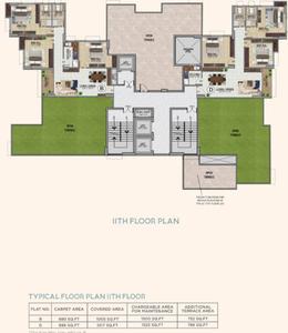Project Image of 663.0 - 896.0 Sq.ft 2 BHK Apartment for buy in ATK Kalim Riviera