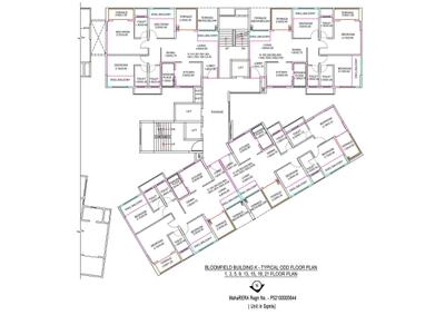 Project Image of 567.0 - 1070.79 Sq.ft 1 BHK Apartment for buy in Amit Bloomfield Phase III J And K Building