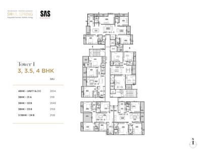 Project Image of 1815.0 - 3587.0 Sq.ft 3 BHK Apartment for buy in Svamitva Soulspring
