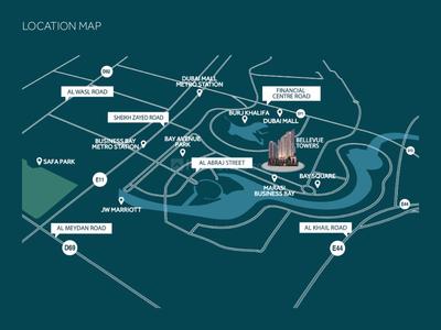 Project Image of 1027.0 - 2802.0 Sq.ft 1 BHK Apartment for buy in Dubai Bellevue Towers