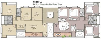 Project Image of 681.0 - 889.0 Sq.ft 2 BHK Apartment for buy in Shree Laxmi Gokuldham