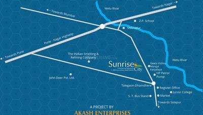 Akash Sunrise City Images for locationPlan 1