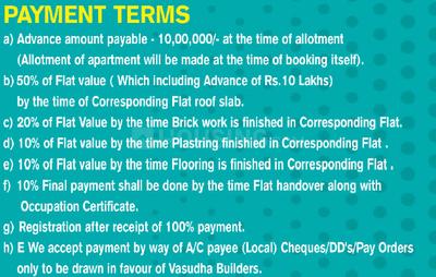Project Image of 1218.0 - 1631.0 Sq.ft 2 BHK Apartment for buy in Vasudha Gangasani Surya Towers