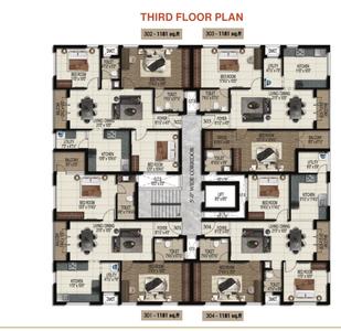 Project Image of 0.0 - 1531.0 Sq.ft 3 BHK Apartment for buy in Harmony Sumitra