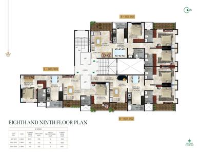 Project Image of 1612 Sq.ft 3 BHK Apartment / Flat for sale in Erandwane for Rs. 24800000