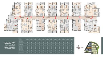 Project Image of 1041.0 - 1938.0 Sq.ft 2 BHK Apartment for buy in Vijay RVs Sai Vanamali