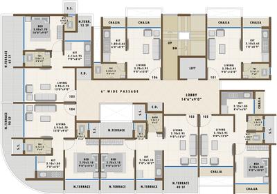 Project Image of 139.72 - 309.46 Sq.ft 1 RK Apartment for buy in Ashiana Pratik Heritage