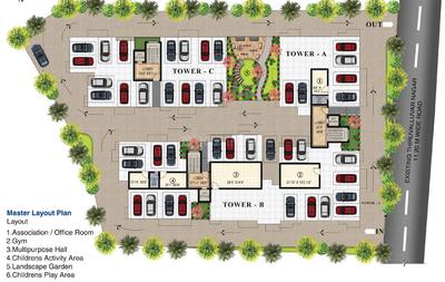 Project Image of 1248.0 - 1511.0 Sq.ft 3 BHK Apartment for buy in Stellar Orion