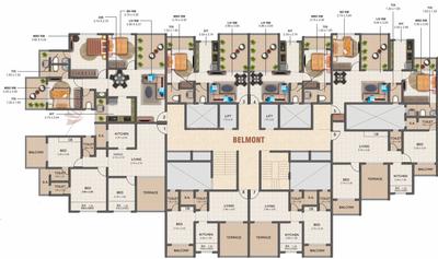 Project Image of 1400 Sq.ft 3 BHK Apartment / Flat for sale in Ambernath West for Rs. 7000000