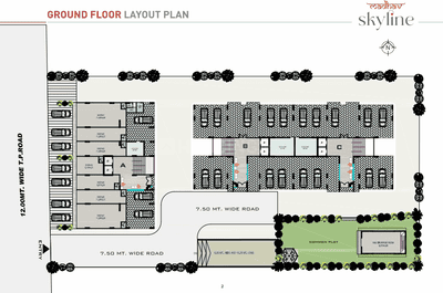 Project Image of 763.7 - 852.07 Sq.ft 2 BHK Apartment for buy in Madhav Skyline