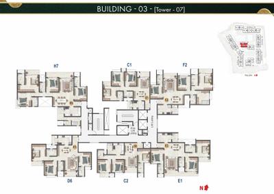 Project Image of 659.0 - 2513.0 Sq.ft 1 BHK Apartment for buy in Evergreen Prestige Raintree Park