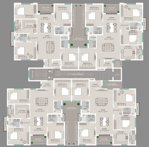 Project Image of 1537.0 - 1559.0 Sq.ft 4 BHK Apartment for buy in Arihant Vivriti