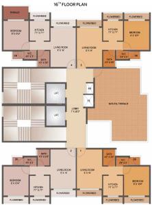 Project Image of 195.47 - 322.7 Sq.ft 1 BHK Apartment for buy in Akshar Edeania