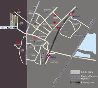 Project Image of 511.0 - 839.0 Sq.ft 2 BHK Apartment for buy in Nirmal Lifestyle Blu Diamond One Edition