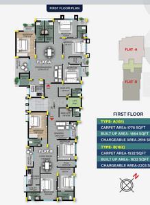 Project Image of 1632 Sq.ft 4 BHK Apartment / Flat for sale in Jharapada for Rs. 14319500