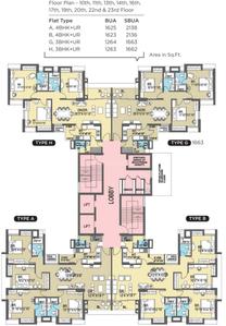 Project Image of 1263.0 - 2474.0 Sq.ft 3 BHK Apartment for buy in Sureka Sunrise Heights