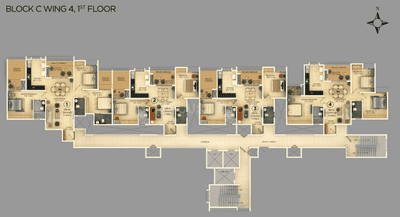 Project Image of 1057.0 - 1427.0 Sq.ft 2 BHK Apartment for buy in Provident Ecopolitan Phase 1