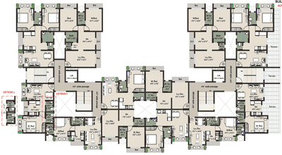 Project Image of 325.5 - 530.45 Sq.ft 1 BHK Apartment for buy in Prithvi Anand Kuber Complex Phase 1