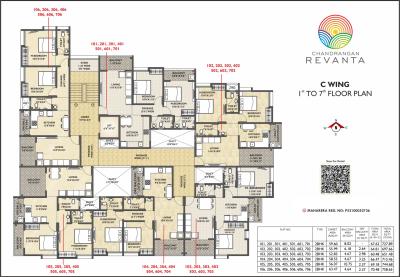 Project Image of 456.61 - 671.56 Sq.ft 1 BHK Apartment for buy in Chandrangan Revanta C Wing