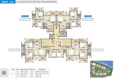 Project Image of 600.0 - 1900.0 Sq.ft 1 BHK Apartment for buy in Puravankara Silversands