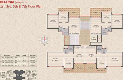 Project Image of 349.0 - 536.0 Sq.ft 1 BHK Apartment for buy in Panvelkar Gardens