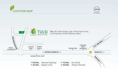 Project Image of 440.0 - 446.0 Sq.ft 1 BHK Apartment for buy in Vraj Tulsi Avenue