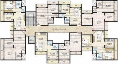 Project Image of 268.0 - 619.0 Sq.ft 1 RK Apartment for buy in Bright Florance Town