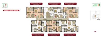 Project Image of 930.0 - 1238.0 Sq.ft 2 BHK Apartment for buy in Isha Uni5