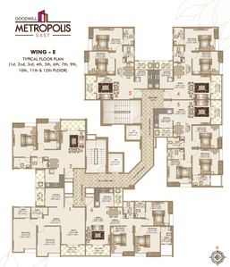 Project Image of 741.0 - 957.0 Sq.ft 2 BHK Apartment for buy in Choice Goodwill Metropolis East