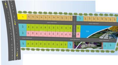 DSR Sathvik Fortune City Layout Plan 1