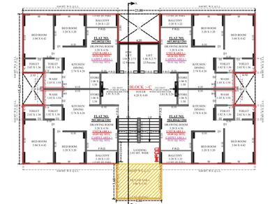 Project Image of 636.69 - 849.49 Sq.ft 2 BHK Apartment for buy in Presha The Front