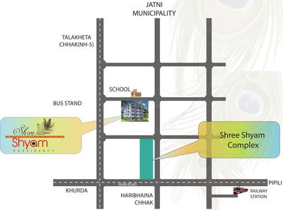 Shree Shyam Residency Location Plan 1