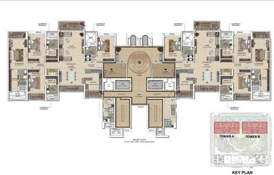 Project Image of 2795.39 - 2803.03 Sq.ft 4 BHK Apartment for buy in Regency Palms Phase II