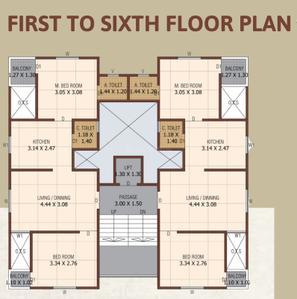 Project Image of 97.84 - 559.29 Sq.ft 1 RK Apartment for buy in Shivay Shree Hari Flats
