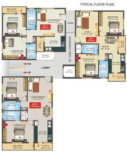 Project Image of 1000.0 - 1105.0 Sq.ft 2 BHK Apartment for buy in Shivaganga Enfield