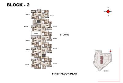 Project Image of 1430.0 - 2518.0 Sq.ft 3 BHK Apartment for buy in Casagrand Osaka